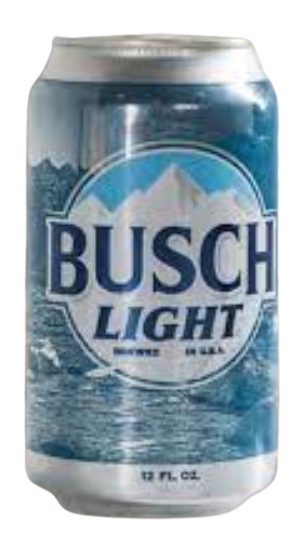 A can of Busch to drink from