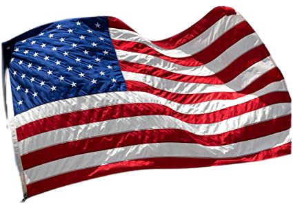 The American flag presented by the ROTC Color Guard